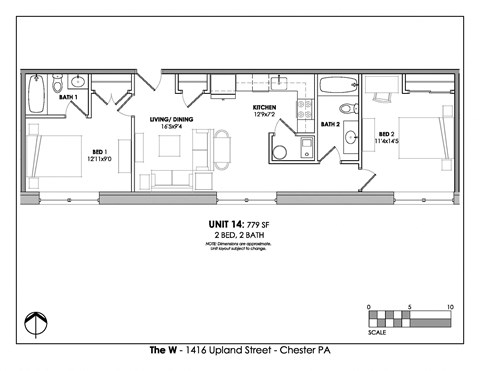 Floor Plan Unit 14